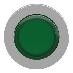 Harmony XB4 - tête bouton poussoir lum DEL - flush - dépassant - vert - ZB4FW133 Schneider Electric