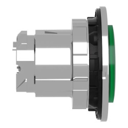 Harmony XB4 - tête bouton poussoir lum DEL - flush - dépassant - vert - ZB4FW133 Schneider Electric