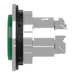 Harmony XB4 - tête bouton poussoir lum DEL - flush - dépassant - vert - ZB4FW133 Schneider Electric