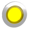 Harmony XB4 - tête bouton poussoir lum DEL - flush - dépassant - jaune - ZB4FW183 Schneider Electric
