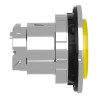 Harmony XB4 - tête bouton poussoir lum DEL - flush - dépassant - jaune - ZB4FW183 Schneider Electric