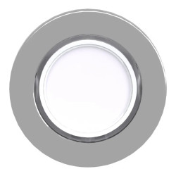 Harmony XB4 - tête bouton poussoir lum DEL - flush - blanc - ZB4FW313 Schneider Electric