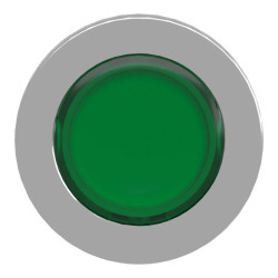 Harmony XB4 - tête bouton poussoir lum DEL - flush - vert - ZB4FW333 Schneider Electric
