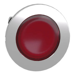 Harmony XB4 - tête bouton poussoir lum DEL - flush - rouge - ZB4FW343 Schneider Electric