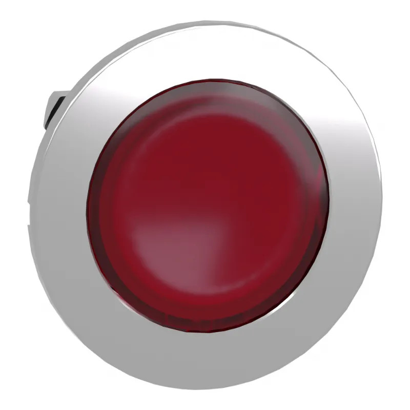 Harmony XB4 - tête bouton poussoir lum DEL - flush - rouge - ZB4FW343 Schneider Electric
