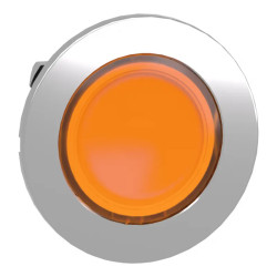 Harmony XB4 - tête bouton poussoir lum DEL - flush - orange - ZB4FW353 Schneider Electric