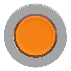 Harmony XB4 - tête bouton poussoir lum DEL - flush - orange - ZB4FW353 Schneider Electric