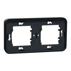 Cadre 2P gris horizon encastré - MUR34101 Schneider Electric