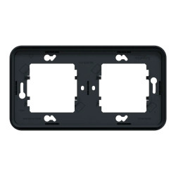 Cadre 2P gris horizon encastré - MUR34101 Schneider Electric