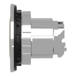 Harmony XB4 - tête bouton poussoir lum DEL - flush - jaune - ZB4FW383 Schneider Electric