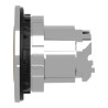 Harmony XB4 - tête bouton poussoir lum DEL - flush - jaune - ZB4FW383 Schneider Electric