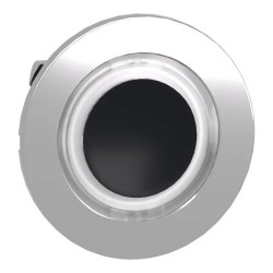 Harmony XB4 - tête bouton poussoir lum DEL - flush - anneau - blanc - ZB4FW913 Schneider Electric