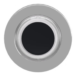 Harmony XB4 - tête bouton poussoir lum DEL - flush - anneau - blanc - ZB4FW913 Schneider Electric