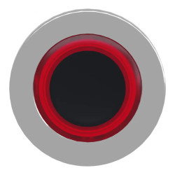 Harmony XB4 - tête bouton poussoir lum DEL - flush - anneau - rouge - ZB4FW943 Schneider Electric