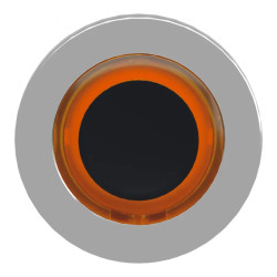 Harmony XB4 - tête bouton poussoir lum DEL - flush - anneau - orange - ZB4FW953 Schneider Electric
