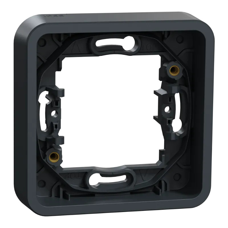 Mureva Styl - Cadre 1 poste - encastré - IP55 - IK08 - gris - MUR34107 Schneider Electric