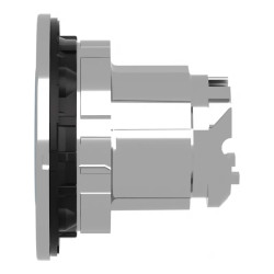 Harmony XB4 - tête bouton poussoir lum DEL - flush - anneau - bleu - ZB4FW963 Schneider Electric