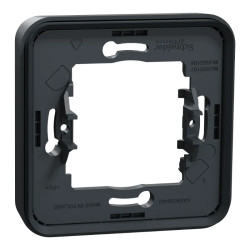 Mureva Styl - Cadre 1 poste - encastré - IP55 - IK08 - gris - MUR34107 Schneider Electric