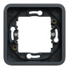 Mureva Styl - Cadre 1 poste à griffes - encastré - IP55 - IK08 - gris - MUR34108 Schneider Electric