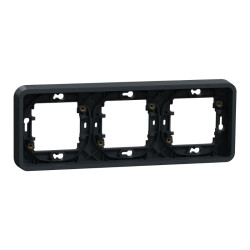 Cadre 3P gris horizon encastré - MUR34109 Schneider Electric
