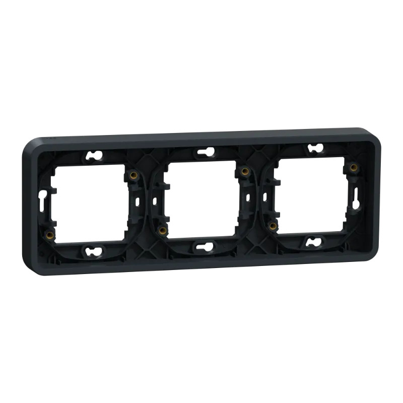 Cadre 3P gris horizon encastré - MUR34109 Schneider Electric