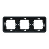 Cadre 3P gris horizon encastré - MUR34109 Schneider Electric