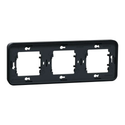 Cadre 3P gris horizon encastré - MUR34109 Schneider Electric