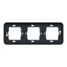 Cadre 3P gris horizon encastré - MUR34109 Schneider Electric
