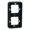 Mureva Styl - Cadre 2 postes vertical - encastré - IP55 - IK08 - gris - MUR34151 Schneider Electric