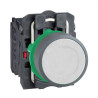 BP impulsion Ø22 blanc 1O+1F - XB5AA15C0 Schneider Electric