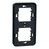 Mureva Styl - Cadre 2 postes vertical - encastré - IP55 - IK08 - gris - MUR34151 Schneider Electric