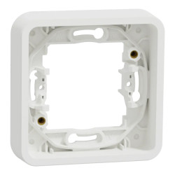 Mureva Styl - Cadre 1 poste - encastré - IP55 - IK08 - blanc - MUR39107 Schneider Electric