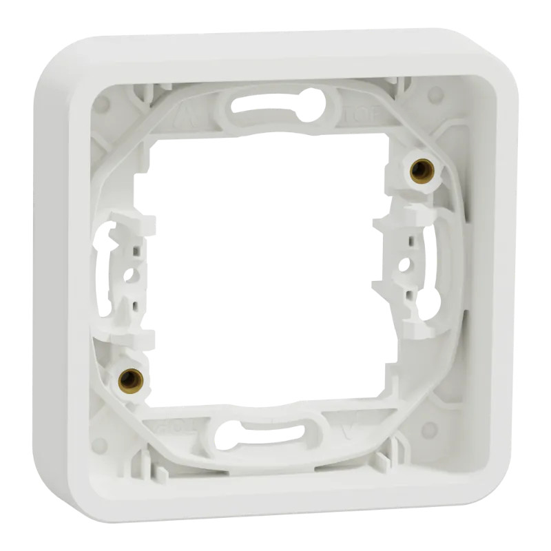 Mureva Styl - Cadre 1 poste - encastré - IP55 - IK08 - blanc - MUR39107 Schneider Electric