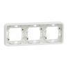 Cadre 3P blanc horizo encastré - MUR39109 Schneider Electric