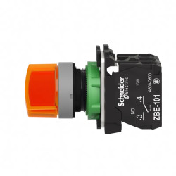 BT lumineux orange 1O+1F 24V - XB5AK125B5C0 Schneider Electric