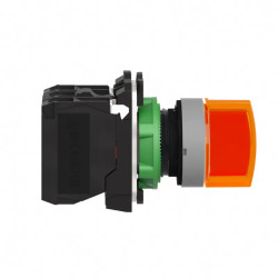 SELECTEUR ORANGE LUMINEUX - XB5AK135G5C0 Schneider Electric