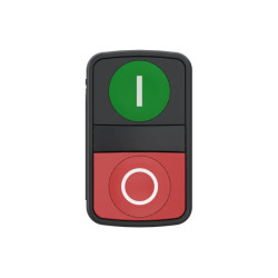 Harmony - Bout pous aff noir dep rg e et cont borne - XB5AL734155 Schneider Electric