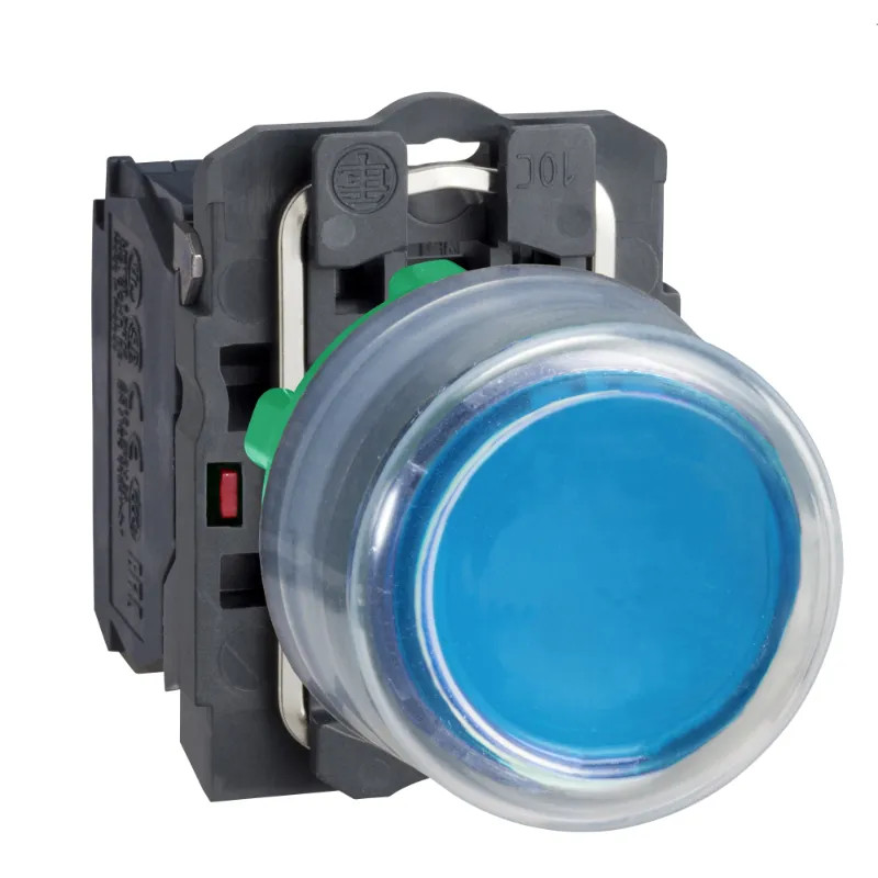 BP impulsion Ø22 bleu 1F - XB5AP61C0 Schneider Electric