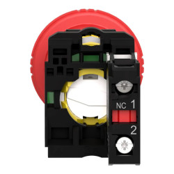 Harmony - bouton arrêt d'urgence à clé XB5 - rouge - XB5AS9442 Schneider Electric