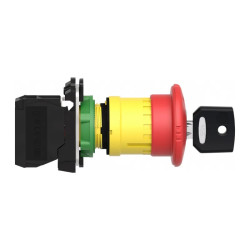 Harmony - bouton arrêt d'urgence à clé XB5 - rouge - XB5AS9442 Schneider Electric
