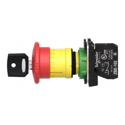 Harmony - bouton arrêt d'urgence à clé XB5 - rouge - XB5AS9442 Schneider Electric