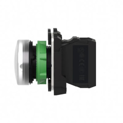 Harmony XB5 - voyant lumineux DEL - Ø22 - blanc - 24V - vis étrier - XB5AVB1 Schneider Electric