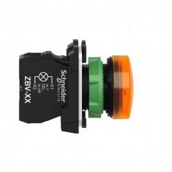 Harmony XB5 - voyant lumineux DEL - Ø22 - orange - 24V - vis étrier - XB5AVB5 Schneider Electric