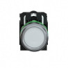 Harmony bt-pous lumineux blanc Ø22 - impulsion - 120V - 1O+1F - XB5AW31G5 Schneider Electric