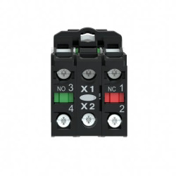 Harmony bt-pous lumineux blanc Ø22 - impulsion - 120V - 1O+1F - XB5AW31G5 Schneider Electric