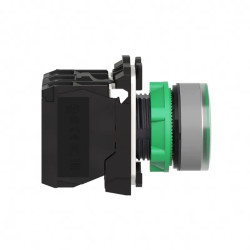 BP lumineux vert 1O+1F 110V - XB5AW33G5C0 Schneider Electric