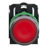 Harmony bt-pous lumineux rouge Ø22 - impulsion - inf. ou egal250 V - 1O+1F - XB5AW3465 Schneider Electric