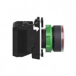 Harmony bt-pous lumineux rouge Ø22 -impulsion - 120V - 1O+1F - XB5AW34G5 Schneider Electric