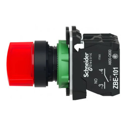 BP lumineux rouge 1O+1F 110V - XB5AW34G5C0 Schneider Electric