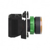 Harmony bt-pous lumineux orange Ø22 - impulsion - 24V - 1O+1F - XB5AW35B5 Schneider Electric